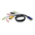 ATEN 2L-5303U KVM kabel VGA, USB en audio, zwart, 3 m