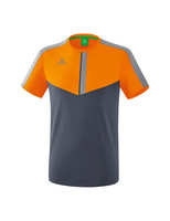 Squad T-Shirt L new orange/slate grey/monument grey