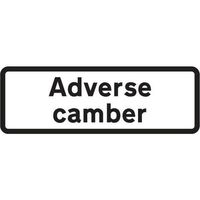 Adverse camber supplementary plate