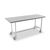 Heavy duty mailroom benches - Mobile bench, H x D - 750 x 1800mm