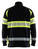 High Vis Sweatshirt 3553 half-zip schwarz/gelb - Rückseite