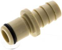 KSS9LCPPC Kupplungsstecker (LC) mit Schlauchtülle, Polypropylen (beige)