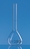 1000ml Fiole jaugée en verre boro 3.3 classe A avec rebord