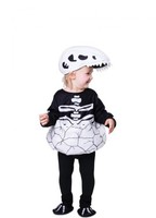 Disfraz de Dino Esqueleto para niño y bebé 1-2A