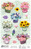 Deko Sticker, Papier, Blumen, mehrfarbig, 26 Aufkleber
