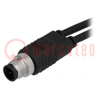 Splitter; M12 male,cable x2; A code-DeviceNet / CANopen; PIN: 4