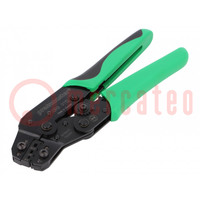 Tool: for crimping; non-insulated terminals; 0.1÷1.5mm2