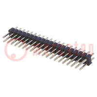 Pin header; pin strips; male; PIN: 40; straight; 2.54mm; THT; 2x20