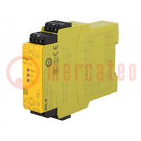 Module: safety relay; PNOZ e3.1p; Usup: 24VDC; IN: 2; OUT: 5; IP40