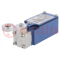 Limit switch; lever R 35,5mm, metallic roller 18mm; NO + NC