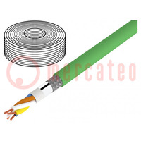 Cable: para transferencia de datos; chainflex® CF898; 4x0,34mm2