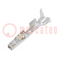 Contact; female; 1.2x0.6mm; silver plated; 1÷1.5mm2; 18AWG÷16AWG