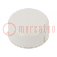 Enclosure: for alarms; Z: 20.3mm; ABS; grey; Series: 1551SNAP; IP30
