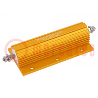 Widerstand: Drahtwiderstand; mit Radiator; 10Ω; 100W; ±5%; 69,2mm