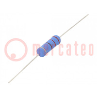 Resistor: metal oxide; 220Ω; 5W; ±5%; Ø6.5x17.5mm; -55÷155°C