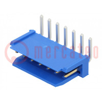 Socket; wire-board; male; PIN: 7; 2.54mm; THT; Dubox®; 3A; Layout: 1x7