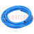 Hose; max.20bar; L: 1m; PVC,SBR; Gol Blue; Tube in.diam: 9mm; blue