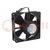 Fan: AC; axial; 119x119x32mm; 204m3/h; 51dBA; ball bearing; 3400rpm