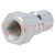Quick connection coupling; max.230bar; G 1"; zinc plated steel