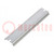 DIN rail; steel; W: 35mm; L: 150mm; MNX; Plating: zinc
