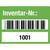 SafetyMarking Etik. Inventar-Nr. Barcode 1001 - 2000 4 x 3 cm, Dokumentenf. Version: 04 - grün