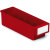 TRESTON Schublade, stapelbar, gewellter Boden, Außenmaß (BxHxT): 9,2 x 8,2 x 30,0 cm Version: 05 - rot
