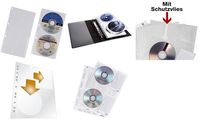 DURABLE CD-/DVD-Hülle COVER M, für 4 CD's, PP, DIN A4 (9522219)