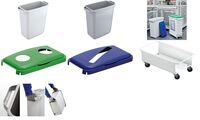 DURABLE Abfallbehälter DURABIN 60, rechteckig, weiß (9496010)