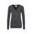 Damen V-Pullover Merino Wool #134 Gr. 3XL anthrazit-Melange