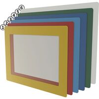 Produktbild zu Bodenfenster DIN A4 weiß 380 x 290mm