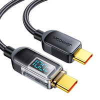 JOYROOM CÂBLE USB C 100W CHARGE RAPIDE ET TRANSFERT DE DONNÉES 1,2M NOIR S-CC100A4 1.2M CB