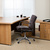 Bürostuhl / Chefsessel VILLA 10 Nappaleder braun hjh OFFICE