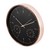 Zegar ścienny 12 cali 30cm z termometrem i higrometrem CE70 G Złoty