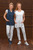 Damenkasack Erika farbig; Kleidergröße 46; navy/weiß