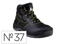 BOTAS DE SEGURIDAD DE PIEL CRUPON NEGRO (TALLA 37) DE DELTAPLUS