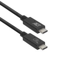 ACT AC7431 USB Kabel 1 m USB4 Gen 2x2 USB C Schwarz
