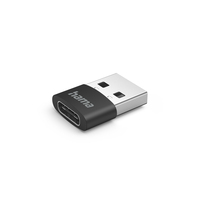 Hama 00201532 Kabeladapter USB C USB A Schwarz