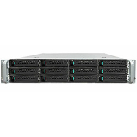 Intel R2312IP4LHPC Server-Barebone Intel® C602 LGA 2011 (Socket R) Rack (2U) Schwarz