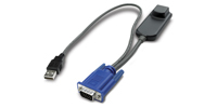 APC KVM USB Server Module toetsenbord-video-muis (kvm) kabel Zwart