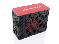 Modecom Volcano unidad de fuente de alimentación 750 W 20+4 pin ATX ATX Negro, Rojo