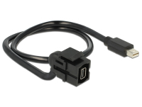 DeLOCK 86374 DisplayPort kabel 0,5 m Mini DisplayPort Zwart