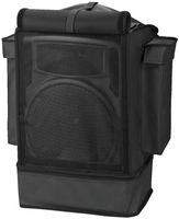 Monacor TXA-1000WPB Audiogeräte-Koffer/Tasche Lautsprecher Cover Synthetisch Schwarz