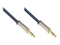Alcasa GC-M0040 Audio-Kabel 1,5 m 3.5mm Blau