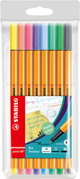 STABILO point 88 penna tecnica Medio Multicolore 8 pz