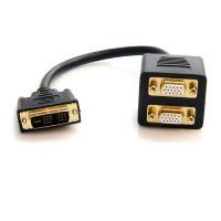 StarTech.com 30cm DVI auf 2x VGA Splitter Kabel - DVI-I Dual VGA Y-Kabel - Stecker/Buchse