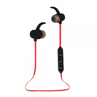Esperanza EH186K hoofdtelefoon/headset Draadloos In-ear Sporten Bluetooth Zwart, Rood