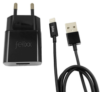 Felixx TC-2A4-LI oplader voor mobiele apparatuur Smartphone, Tablet Zwart AC Binnen