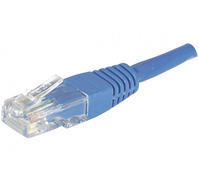 CUC Exertis Connect RJ-45, Cat6, 0.5 m cable de red Azul 0,5 m U/UTP (UTP)