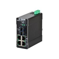 Red Lion 105FX-ST łącza sieciowe Nie zarządzany Fast Ethernet (10/100) Czarny