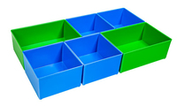 ProClick CD3 CT M 74 Werkzeugkasten-Set Polystyrene Blau, Grün